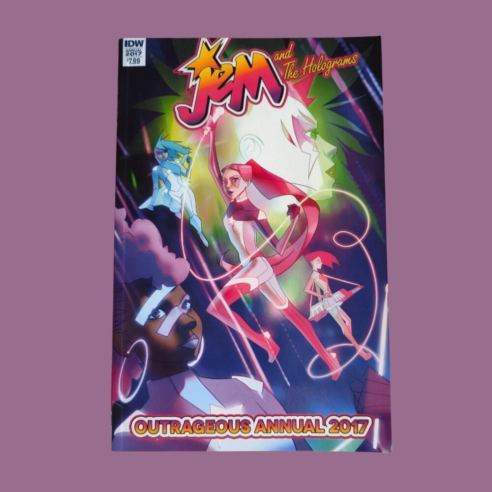 10/$25 Jem and the Holograms: Outrageous Annual 2017 (IDW Publishing)